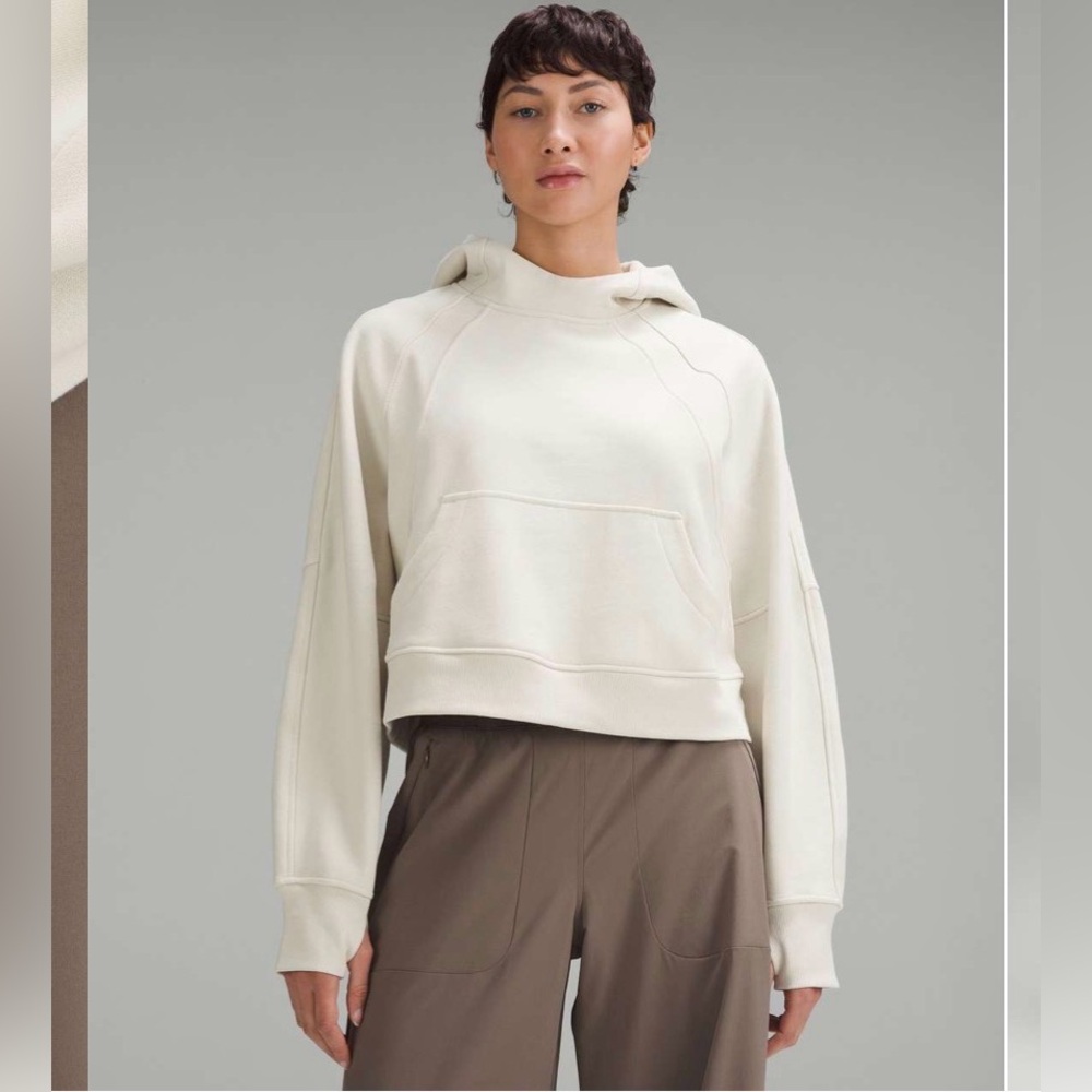 Lululemon scuba hoodie in bone